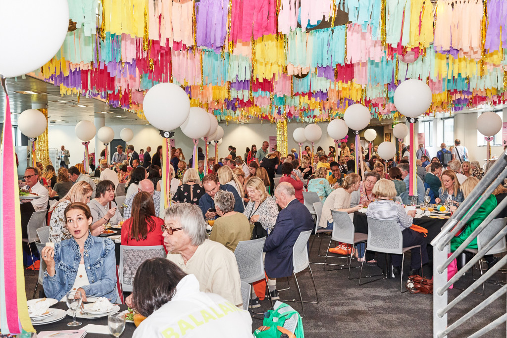 Above: With social distancing guidelines as they are, scenes like this, from the convivial lunchroom at PG Live 2019, would not be possible.