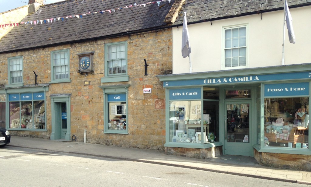 Above: Cilla and Camilla, Beaminster.