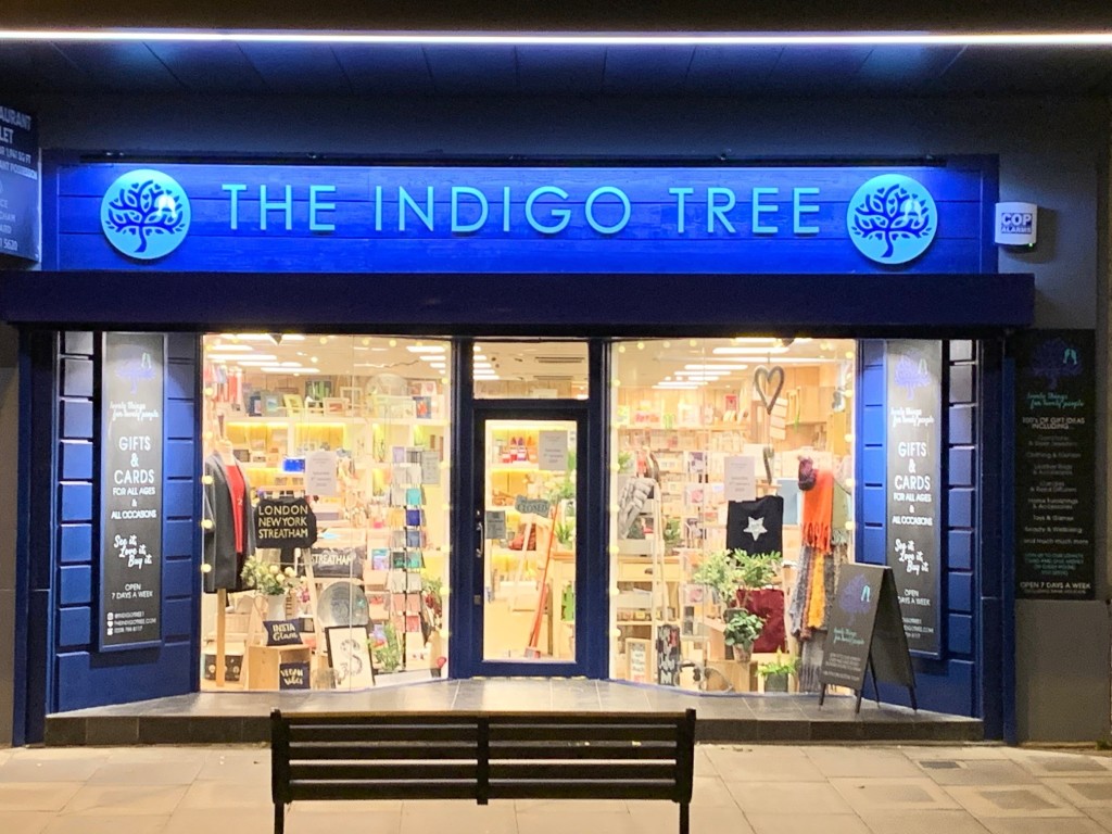 Above: The Indigo Tree, Crystal Palace.
