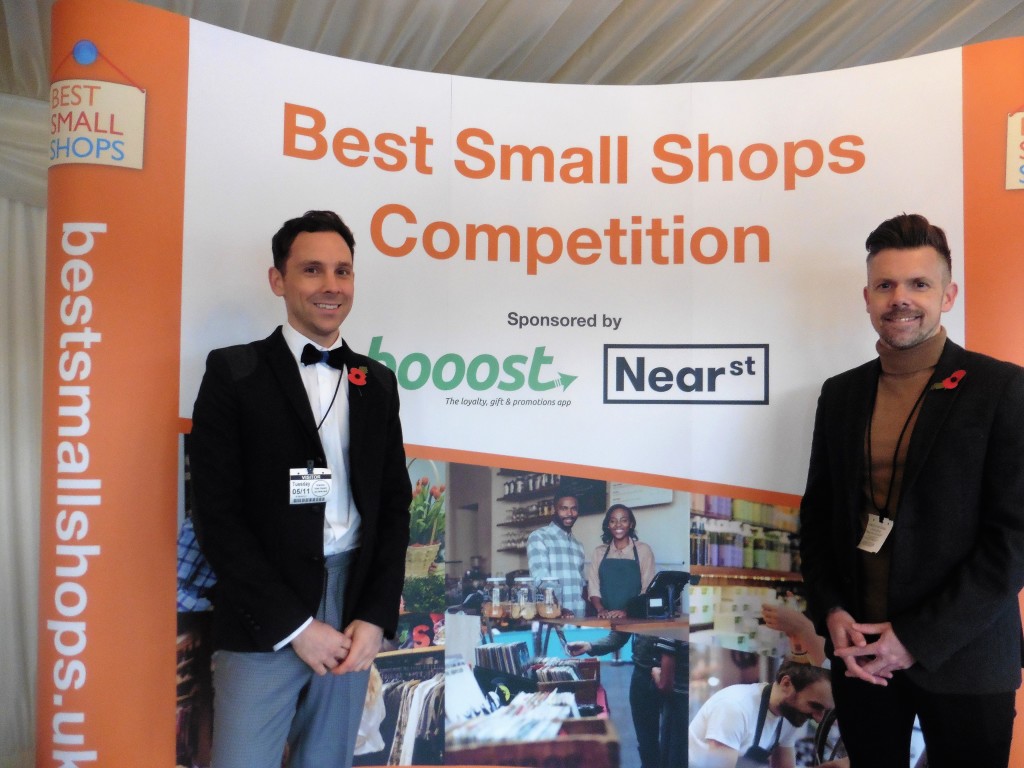 Above: Mooch Gifts & Home’s co-owners John May (right) and Luke Jacks are shown at 2019’s awards.