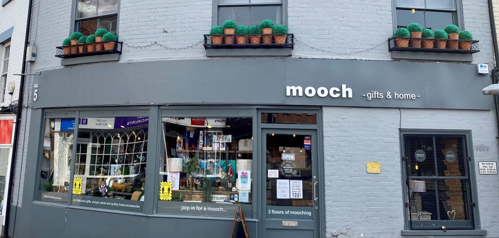 Above: Mooch Gifts & Home in Stourport.