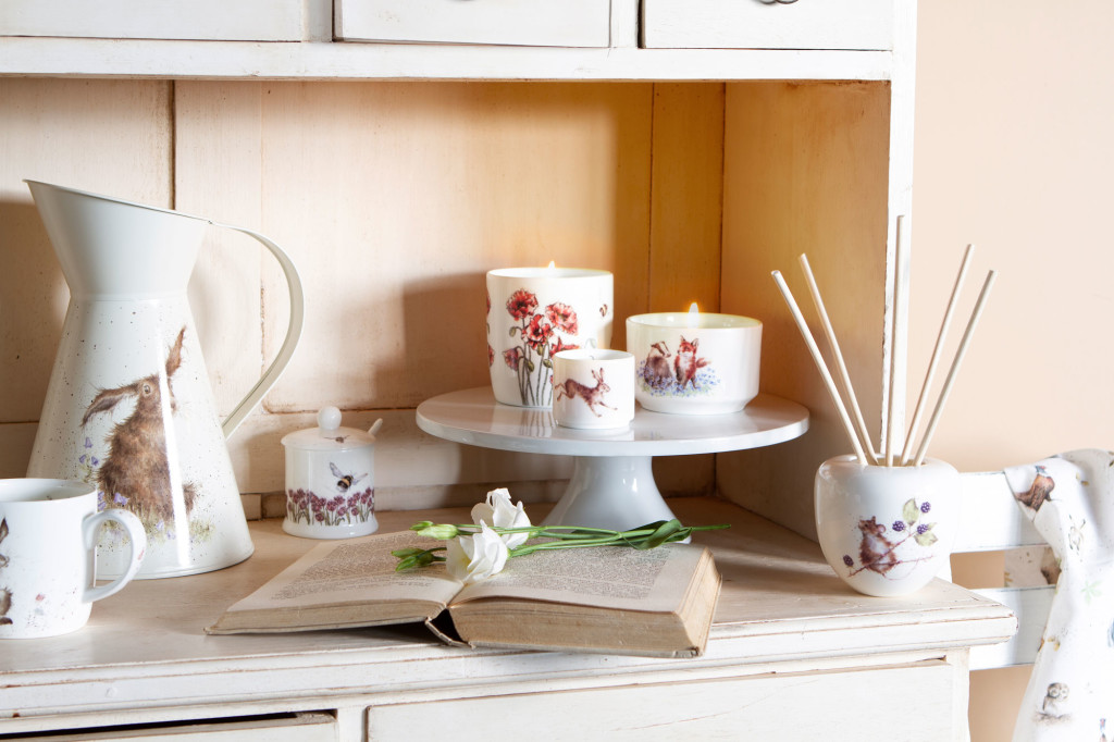 Above: The new Wrendale home fragrancing collection from Wax Lyrical.