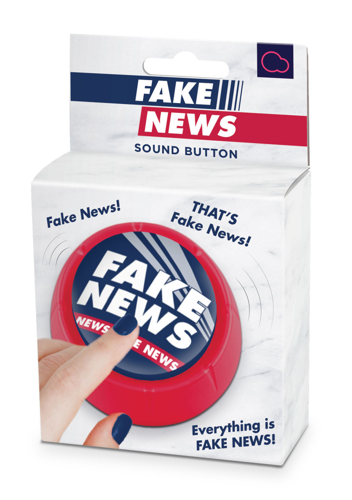Above: A sound button from the Fake News collection.