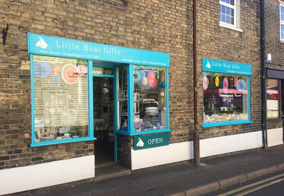 Above: Little Boat Gifts in Brightlingsea.