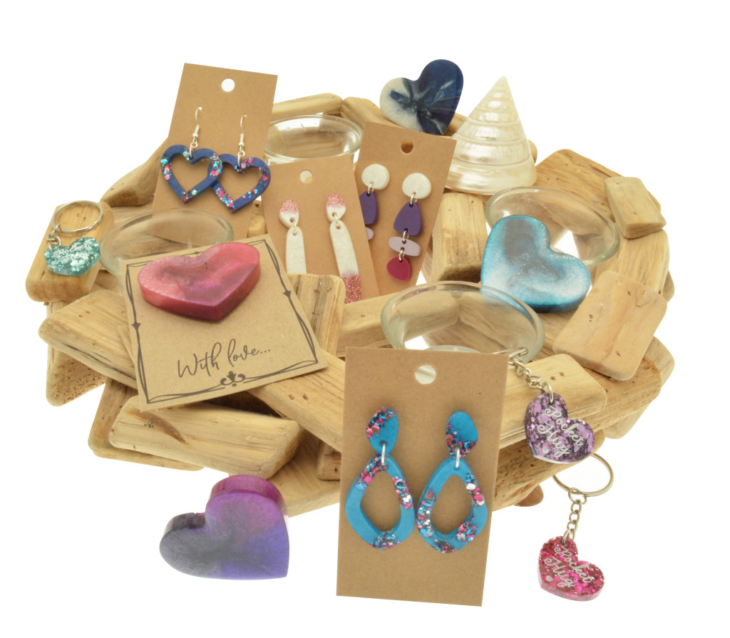 Above: New to Miss Milly, an array of pick up gifts and earrings.