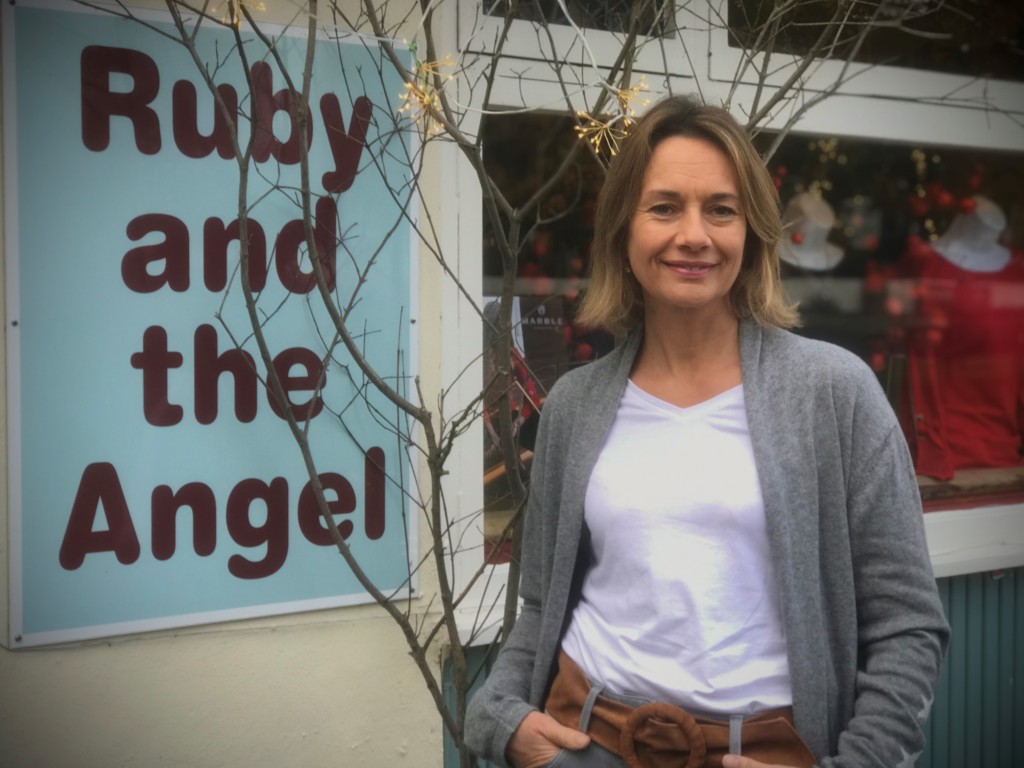 Above: Tammy King, owner of Ruby and the Angel in Debenham.