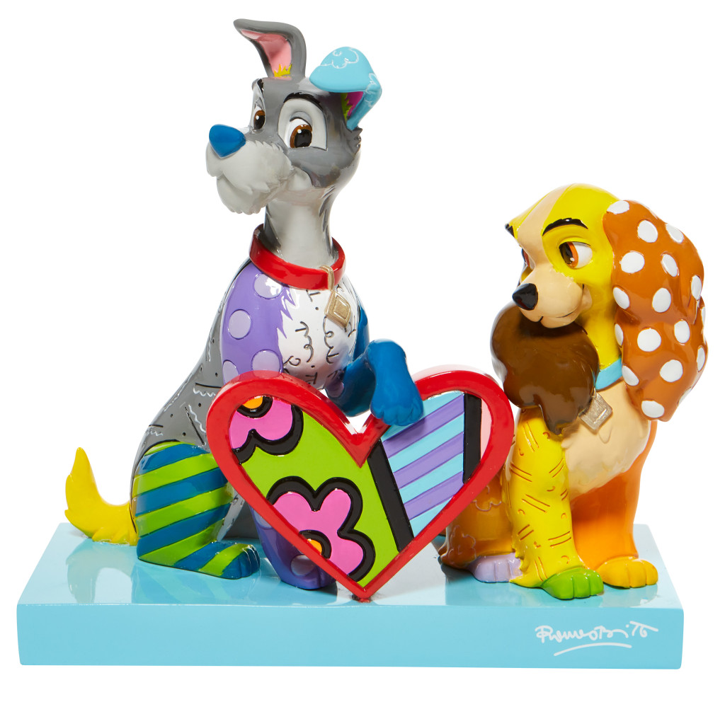 Above: This figurine of Lady And The Tramp is among the new Enesco launches for January 2021.