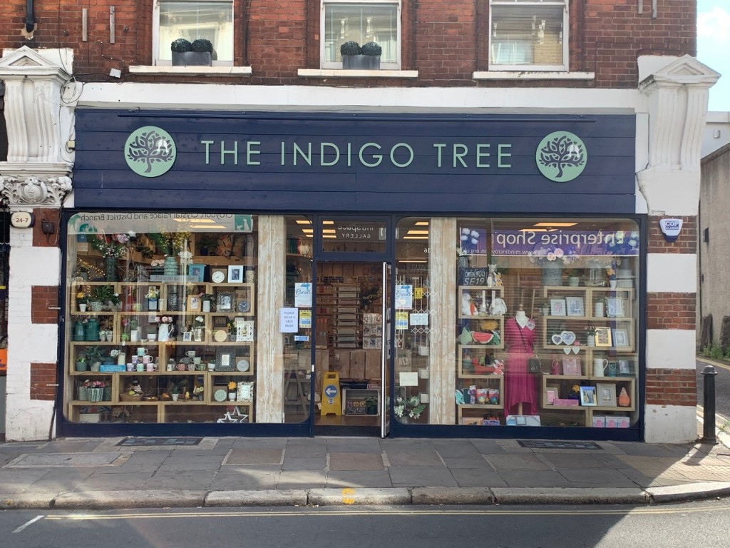 Above: The Indigo Tree in Crystal Palace, South London.