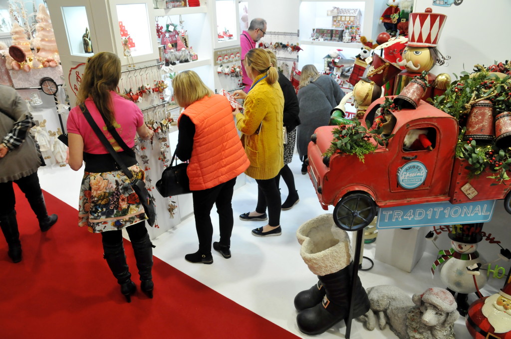 Above: Visitors at the show in January.