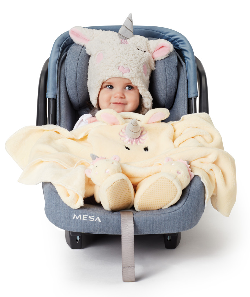 Above: Among the new babywear products in Enesco’s Izzy and Oliver range.
