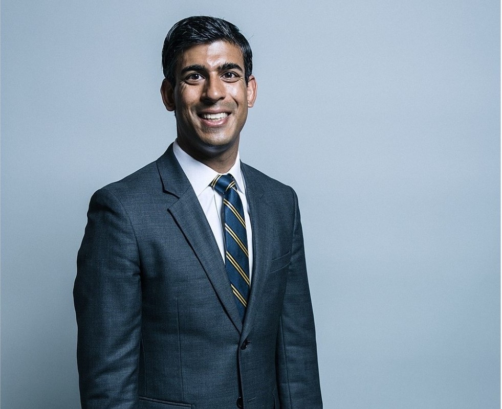 Above: Chancellor Rishi Sunak.