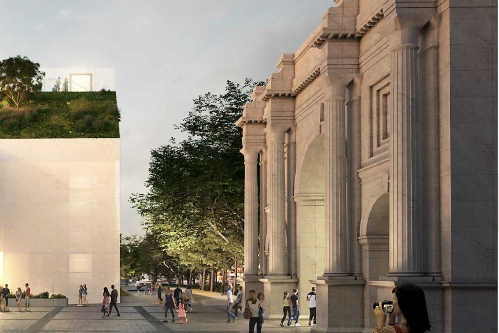 Above: How the Marble Arch hill might look.