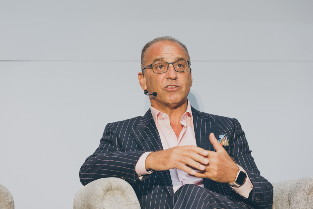 Above: A keynote speaker at the show is Theo Paphitis.
