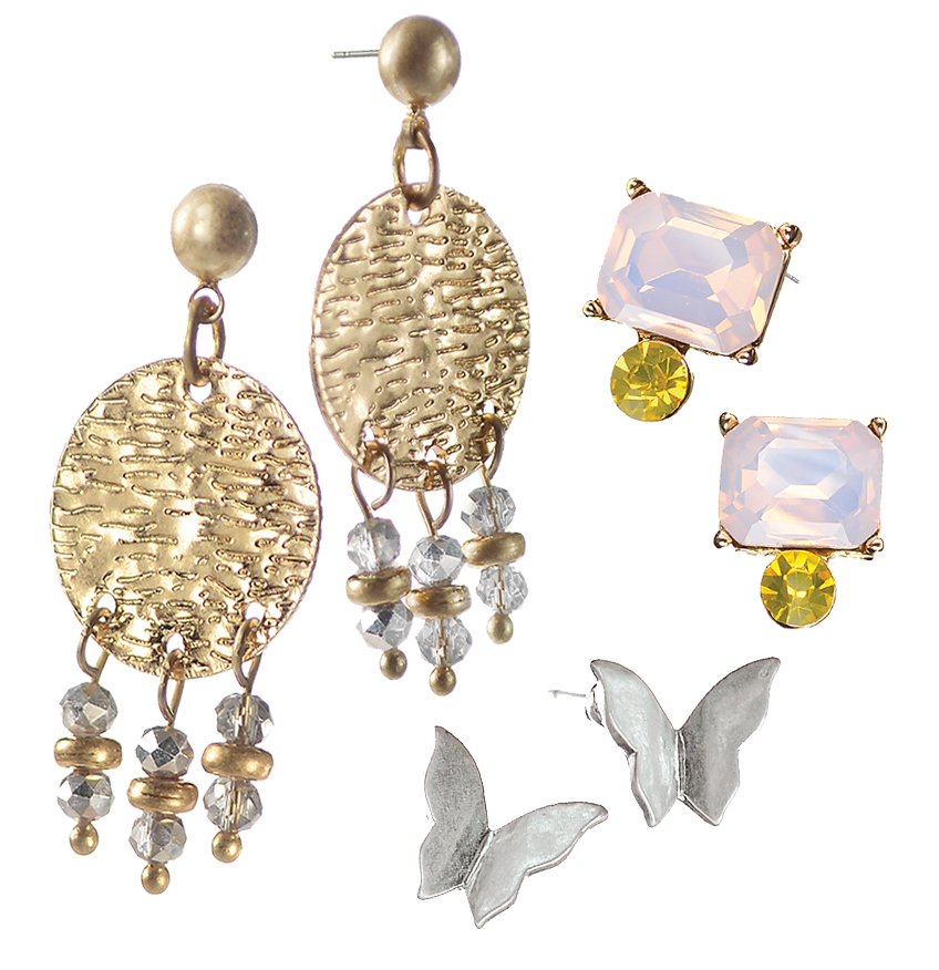 Above: Just launched, some of the latest earrings from Hot Tomato.