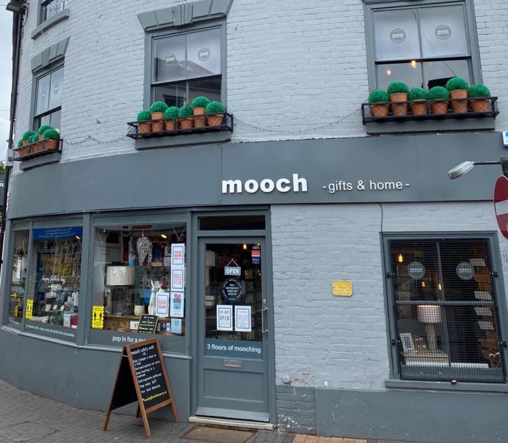 Above: Mooch Gifts & Home in Stourport-on-Severn.