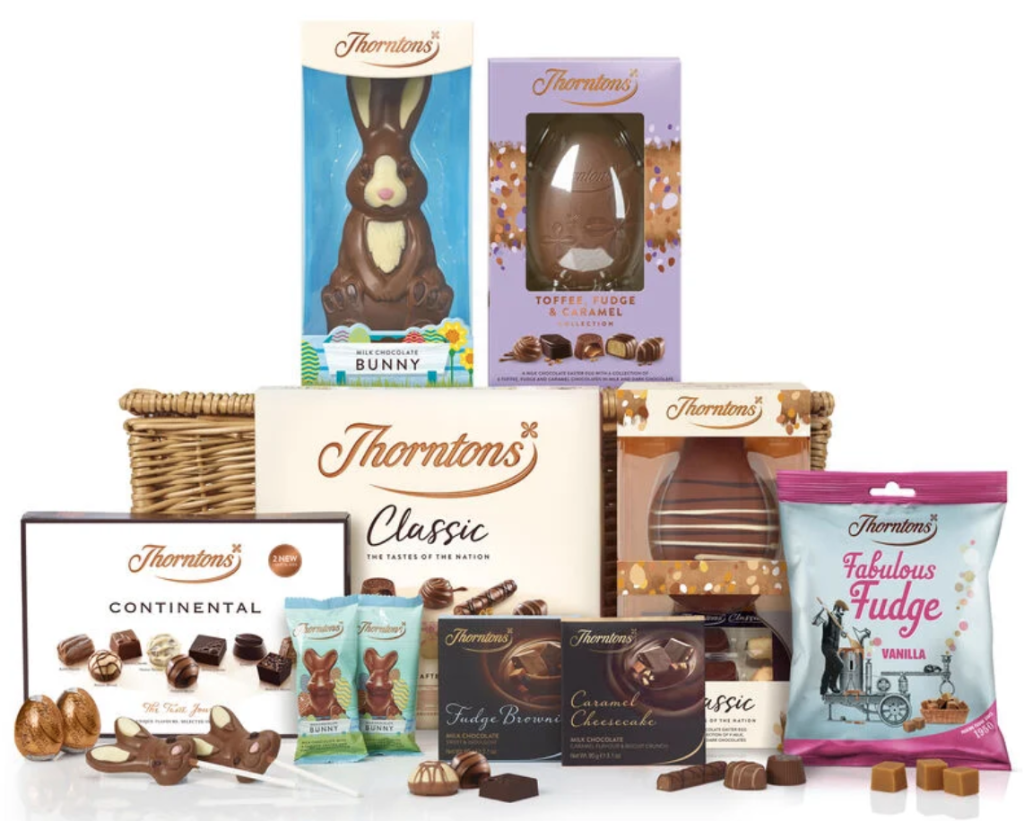 Above: Thorntons will still be operating via its website, franchisees and other retail stockists.