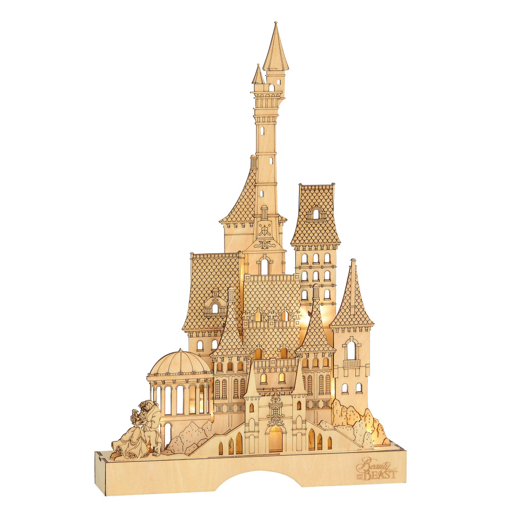 Above: New for 2021, four illuminated castles from Disney from Dept56.