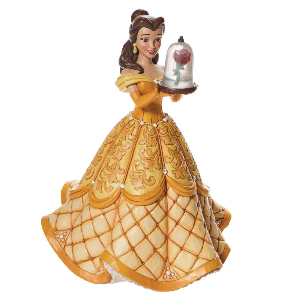 Above: A new Belle figurine from Jim Shore to celebrate the 30th anniversary of Disney’s Beauty and the Beast.