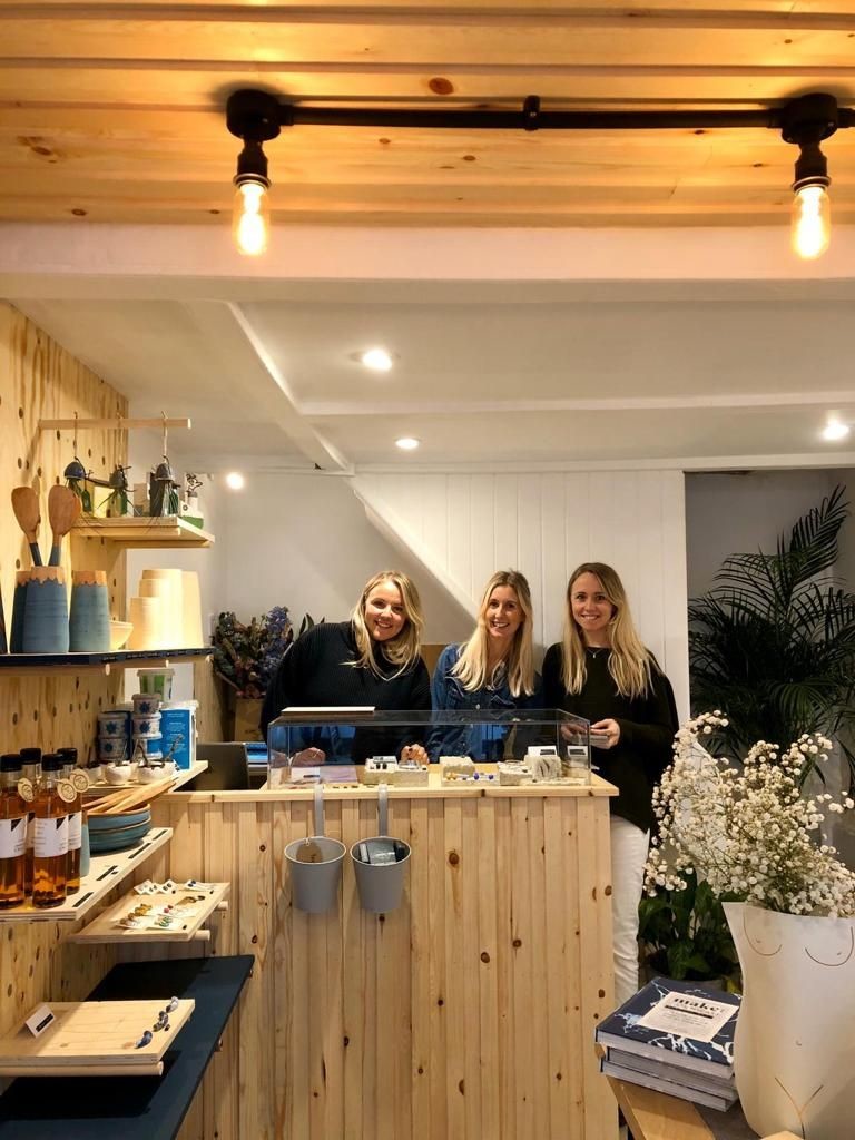 Above: Ainslie, Tegen and Safi behind the counter.