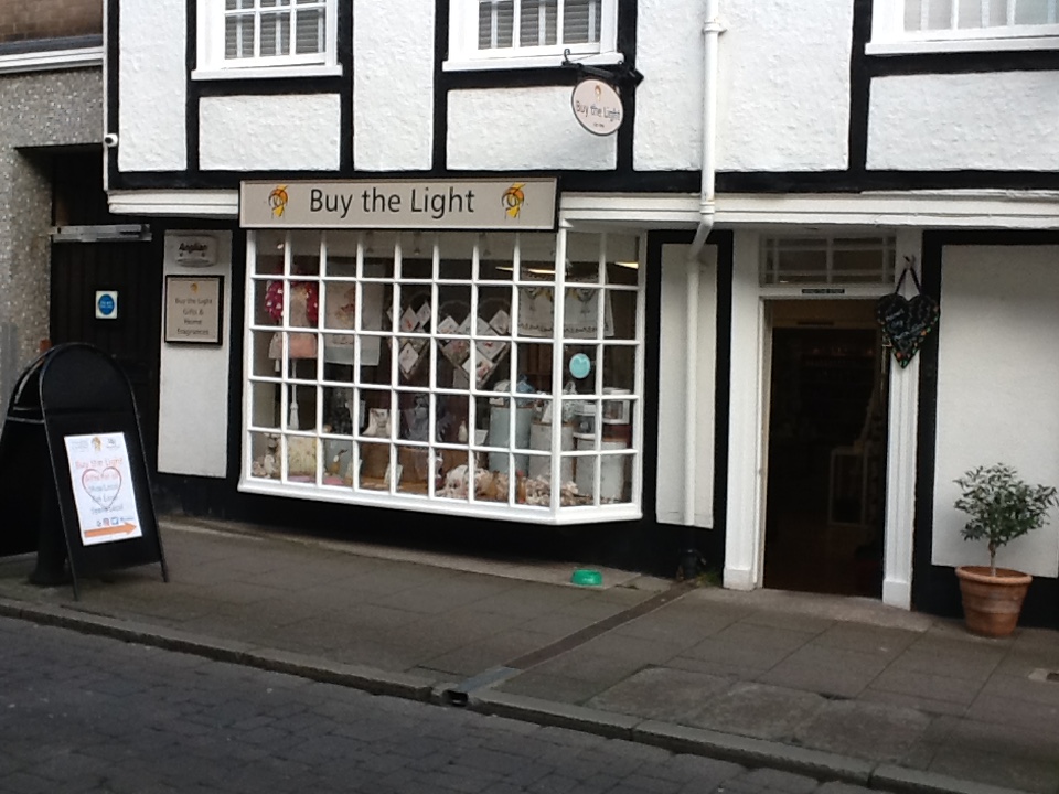 Above: Buy The Light in Bury St Edmunds.