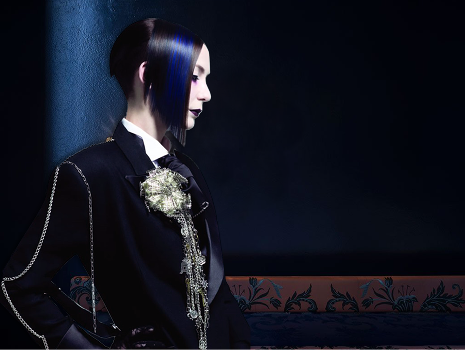 Above: Punk is a dominant feature of the new Neo Luxe trend.