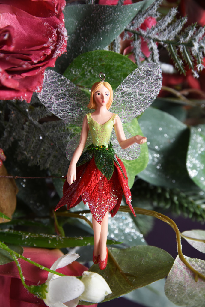 Above: A Christmas fairy from Gisela Graham.