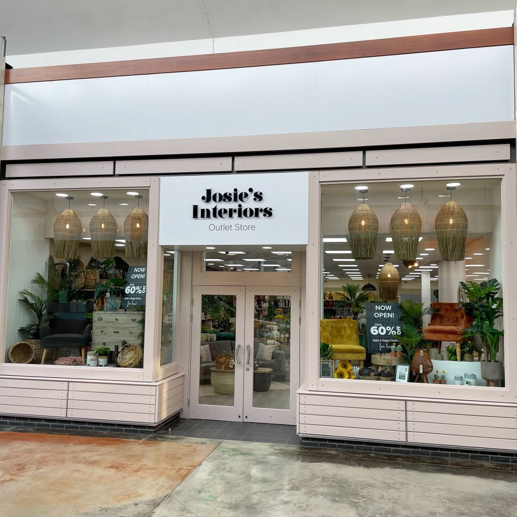 Above: The newly opened Josie’s in Affinity Devon Outlet Shopping Centre.
