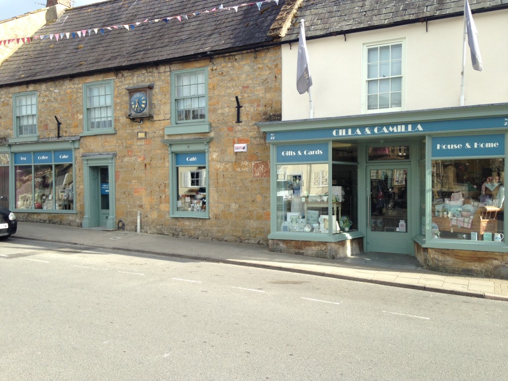 Above: Cilla & Camilla, Beaminster.