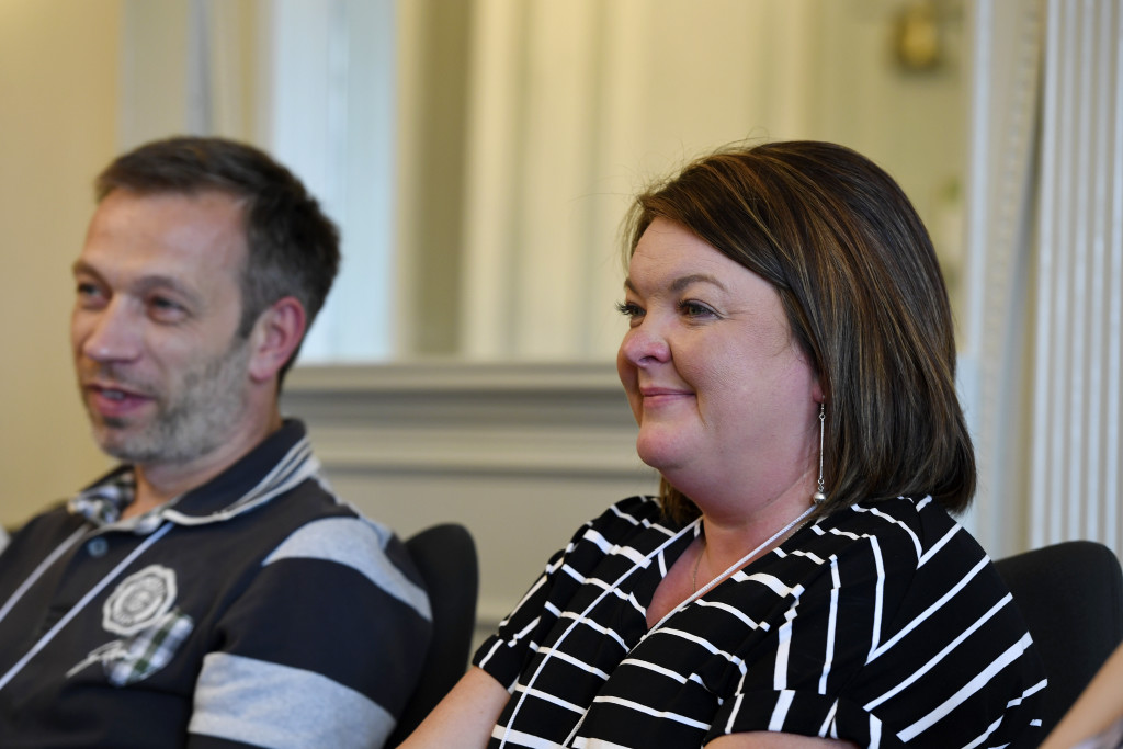 Above: Mooch co-founders Rachel and Paul Roberts are shown at the Progressive Gifts & Home Retailer Round Table held at Home & Gift in Harrogate in 2019.