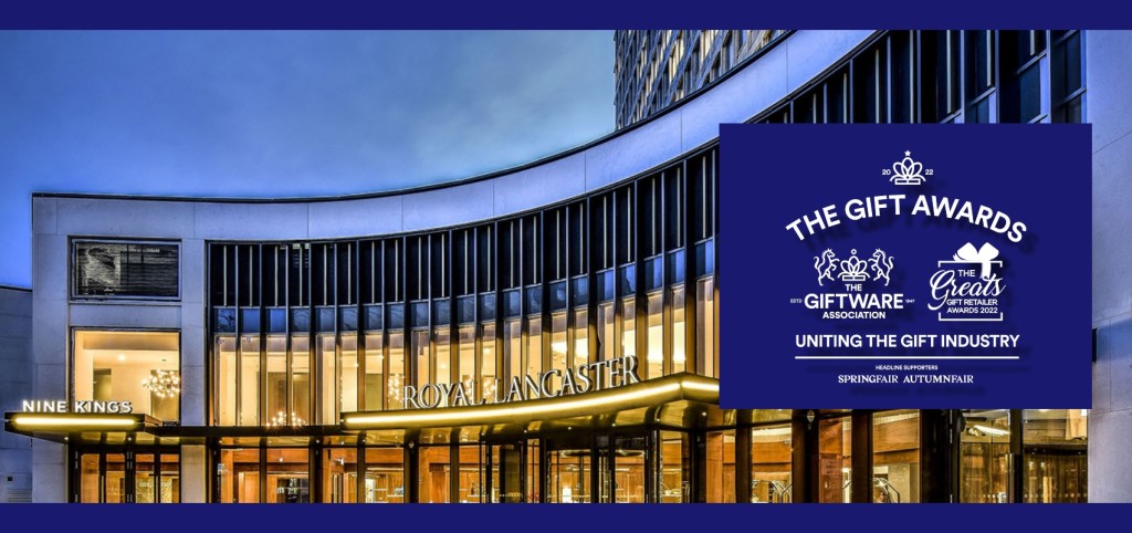Above: Uniting the industry, the new Gift Awards will be held at London’s the Royal Lancaster on May 12.