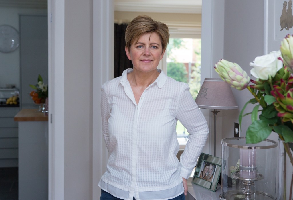 Above: Jo Barber, owner of No. 14 Ampthill, Bedfordshire.