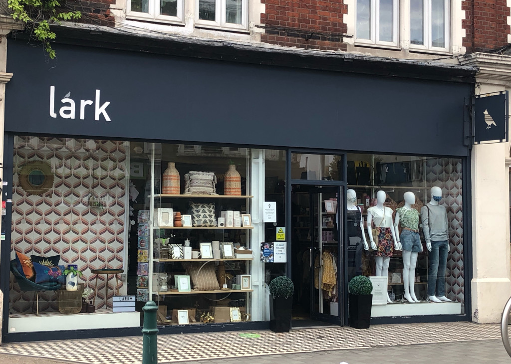 Above: One of seven Lark stores in South West London.