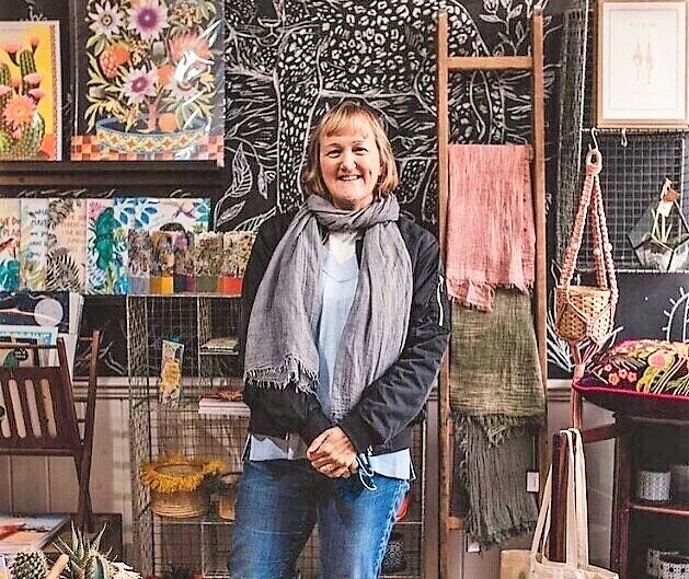Above: Cathy Frost, owner of LoveOne in Ipswich, is among the gift independents looking forward to trading on Neartoo which launches today.