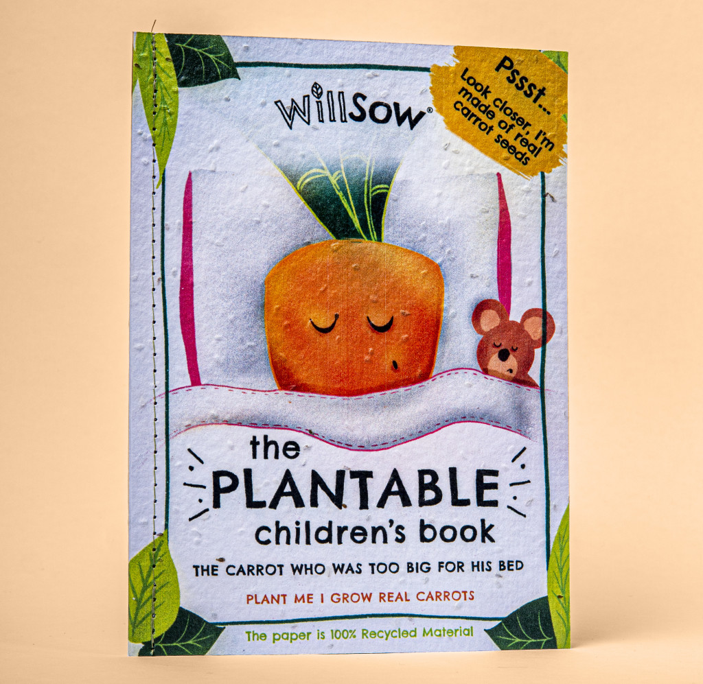 Above: Willsow’s The Plantable Children’s Book scooped three Gift of the Year awards.