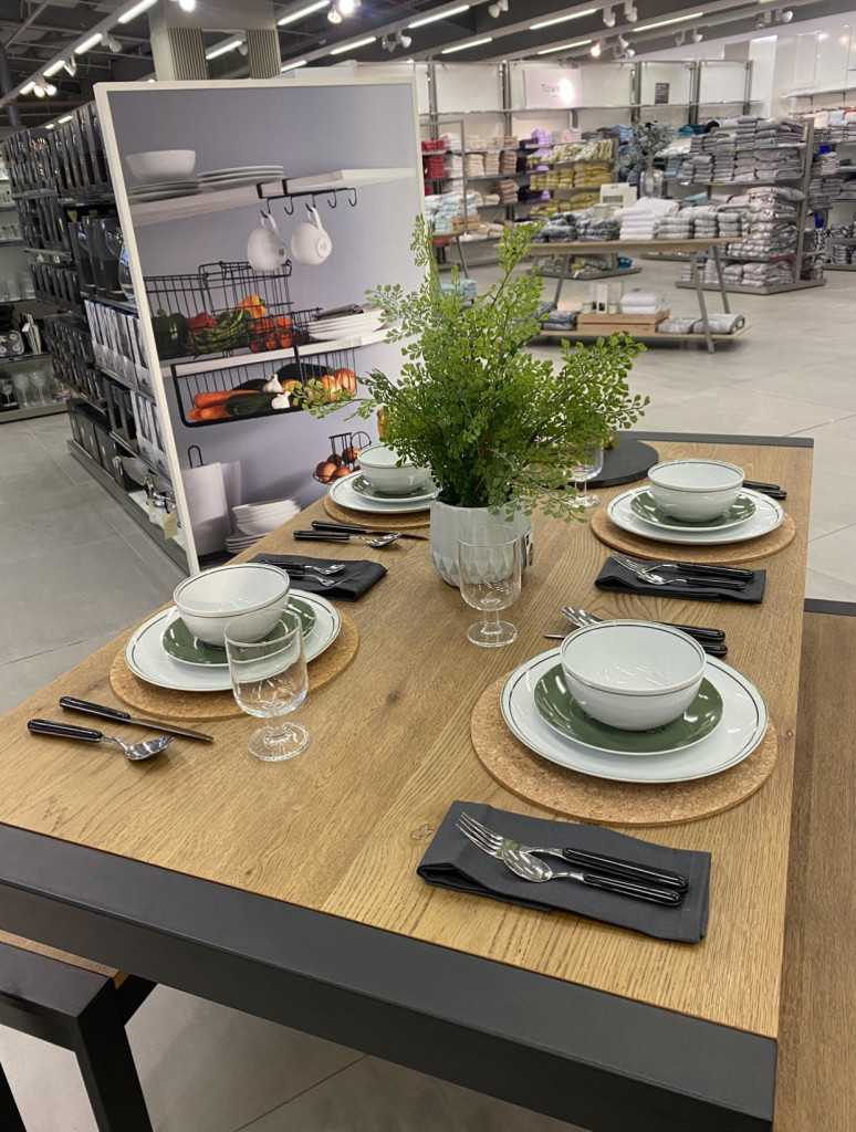Above: Tableware is part of the M&S Home category.