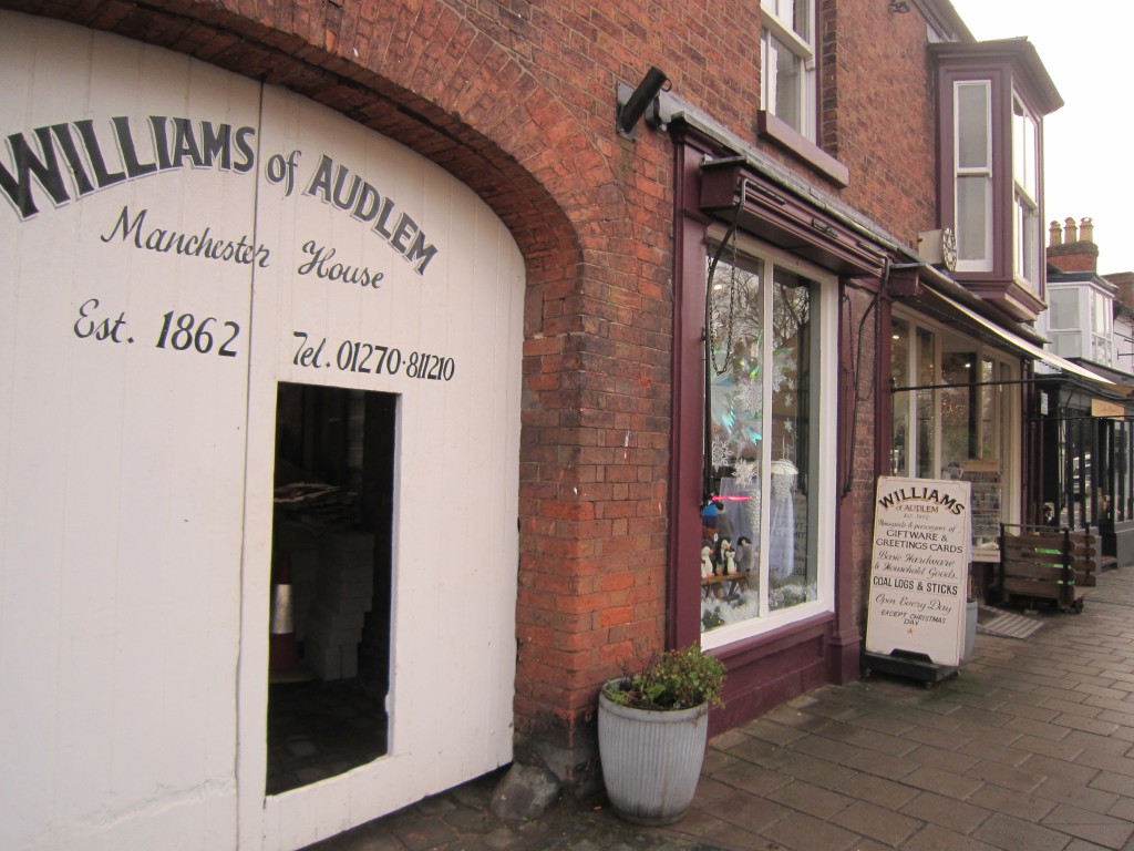 Above: Williams of Audlem, Audlem.