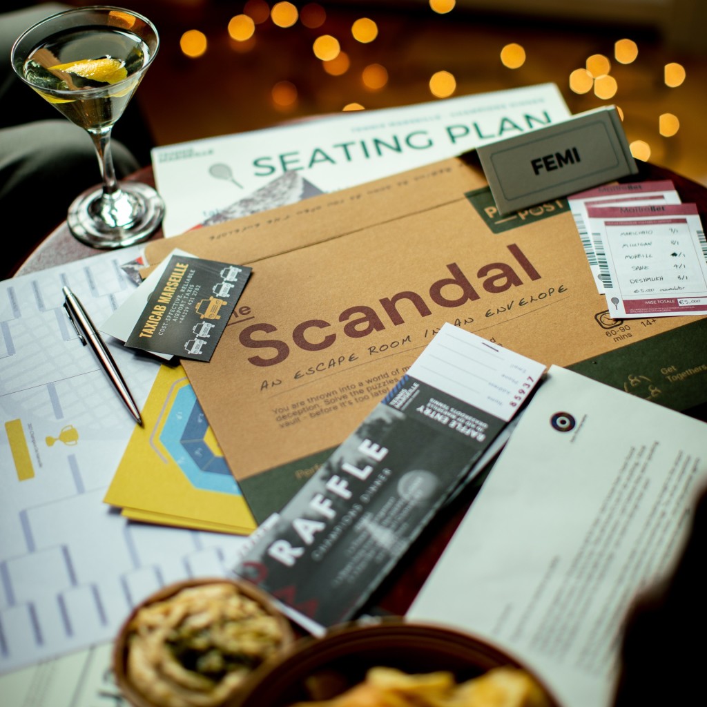 Puzzle Post - The Scandal Escape Room In An Envelope