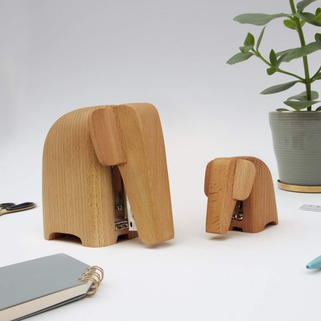 WITH Creative - Wooden Elephant Stapler