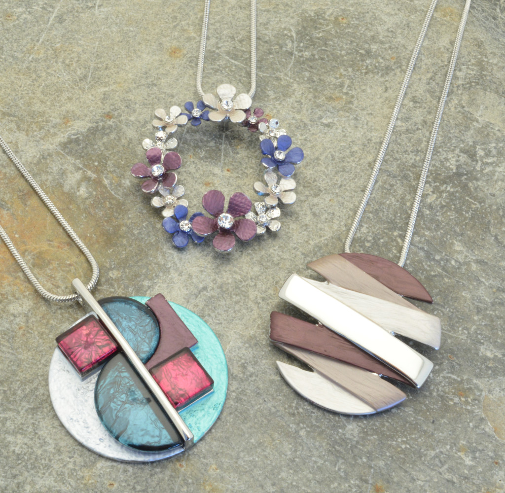 Above: Unusual necklaces from Miss Milly, among the exhibitors at Moda, Autumn Fair 2022.