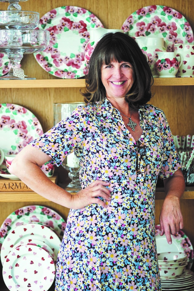 Above: Emma Bridgewater, founder and creative director of her eponymous pottery company.