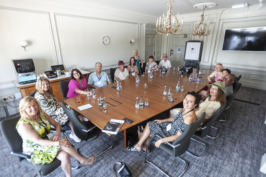 Above: Gift retailers are shown talking shop at PG&Hs retailer round table last month.