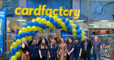 Above: Card Factory’s Bury store reopened as part of the retailer’s new model store concept.