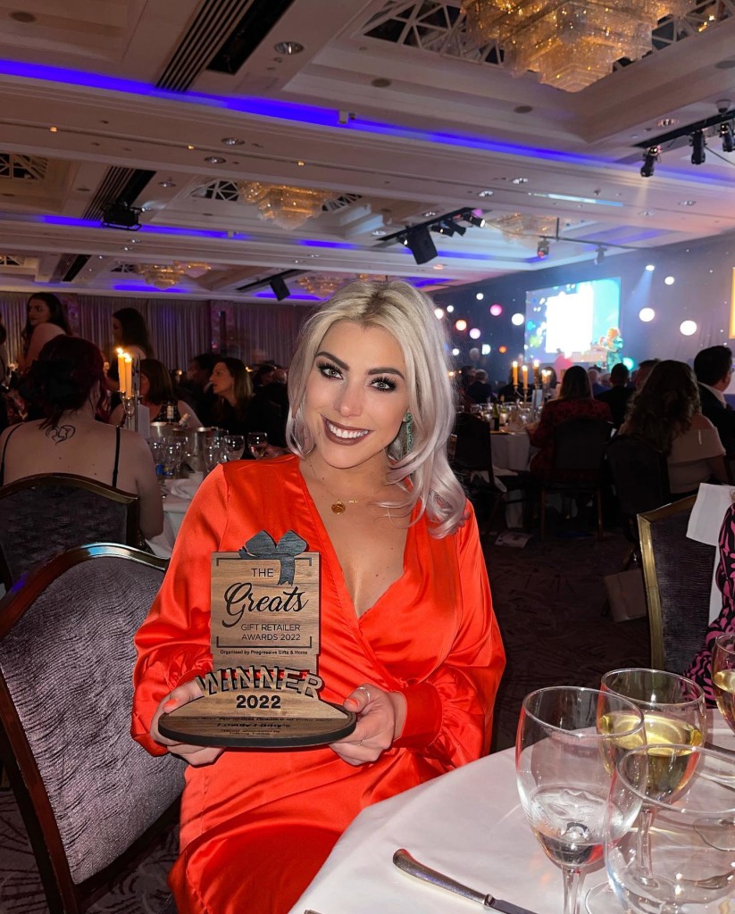 Above; Libby Holden was the winner of The Greats 2022 Best Non-Specialist Retailer of Gifts award. She was also shortlisted as a finalist in the Best Initiative category.