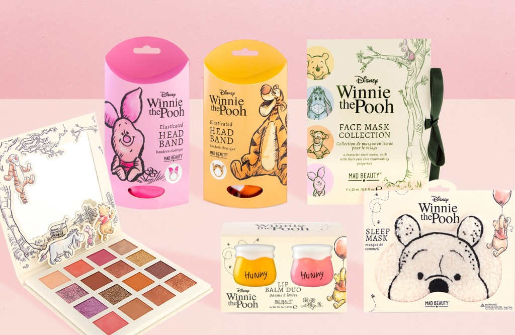 Above: Mad Beauty’s award winning Winnie The Pooh Bath & Body Collection.