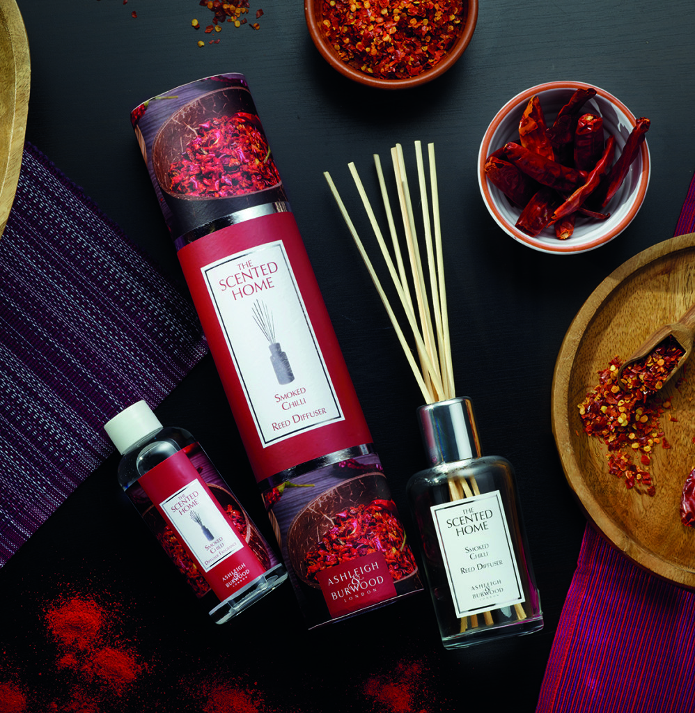 Above: New Autumn/Winter fragrances include Smoked Chilli.