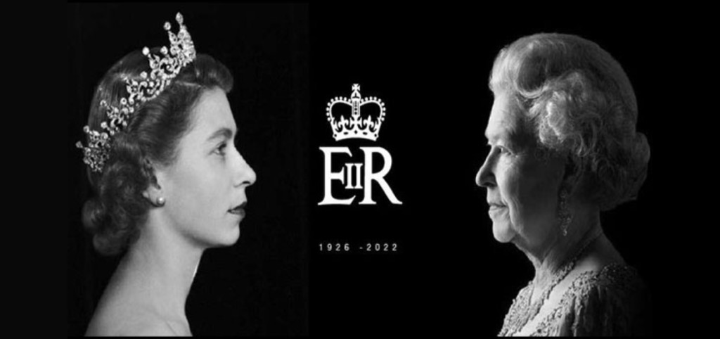 Above: HM The Queen:  21 April 1926 - 8 September, 2022.
