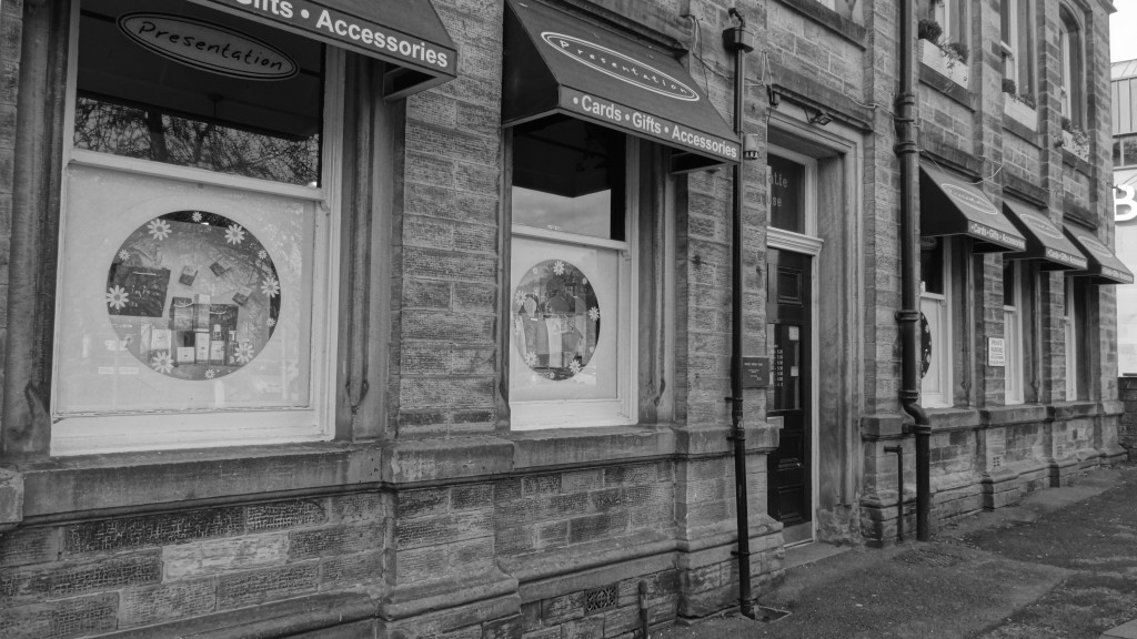 Above:  Presentation Cards & Gifts, Barrowford.