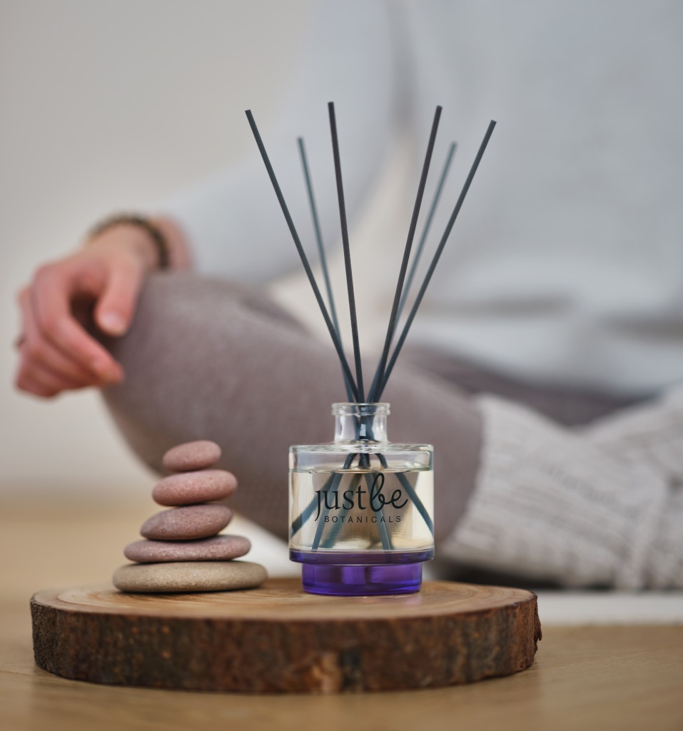 Above: The Wax Lyrical JustBe Botanicals reed diffuser.