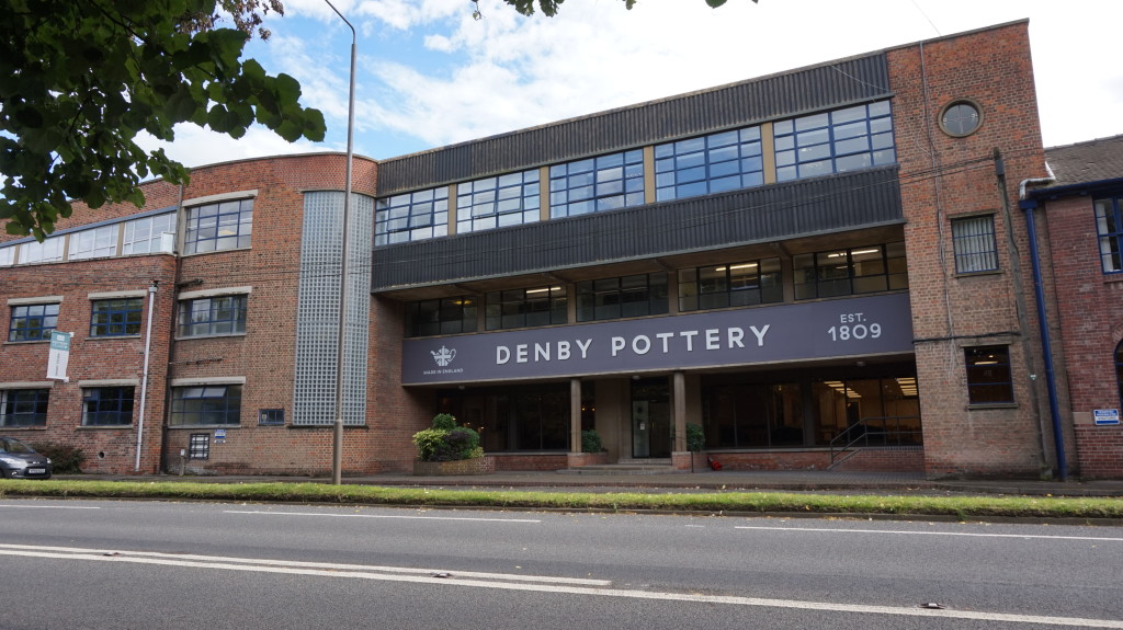 Above: The Denby HQ factory building.