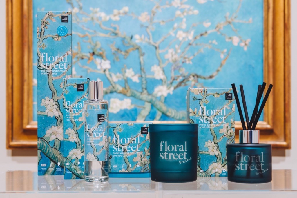 Above: Floral Street launched two ethical scented home fragrance collections during summer. Shown is Almond Blossom.